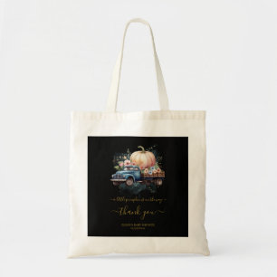 Bolsa Tote Um Pequeno Chá de fraldas De Pumpkin Watercolor