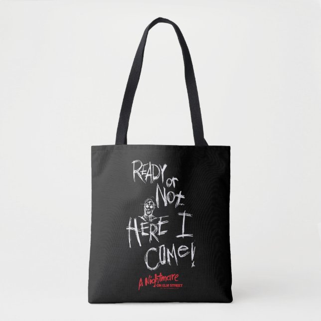 Bolsa Tote Um pesadelo na Elm Street | Aqui Estou Eu (Frente)