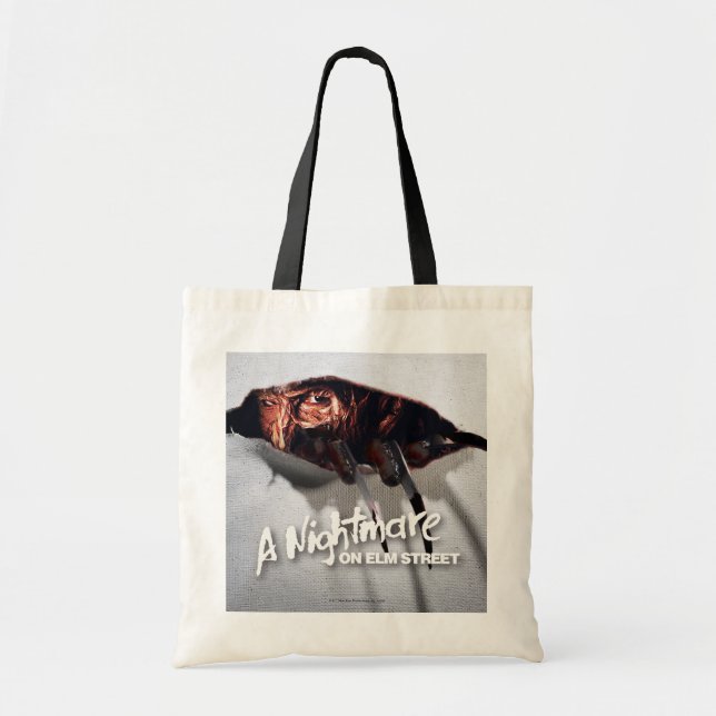 Bolsa Tote Um pesadelo na Elm Street | Freddy Krueger Peeking (Frente)