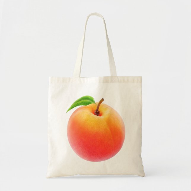 Bolsa Tote Um pêssego (Frente)