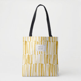 Bolsa Tote Um presente personalizado com padrão de abstrato m