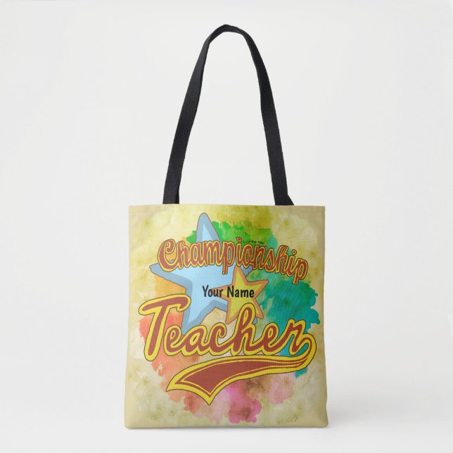 Bolsa Tote Um Professor Campeão   (Frente)