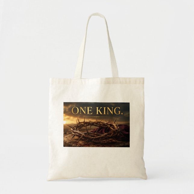 Bolsa Tote Um Rei (Frente)