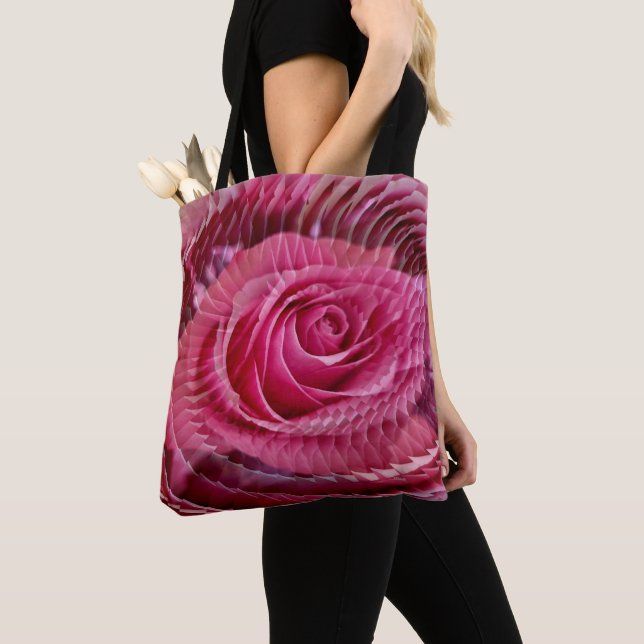 Bolsa Tote Um Rosa é um rosa....... (Close Up)