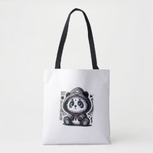 Bolsa Tote Um saco de panda fofo