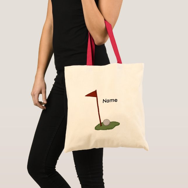 Bolsa Tote Um saco de tocas de golfe para Pai de golfe (Frente (produto))