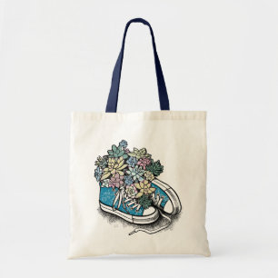 Bolsa Tote Um saco de tote com uma ilustração fofa.
