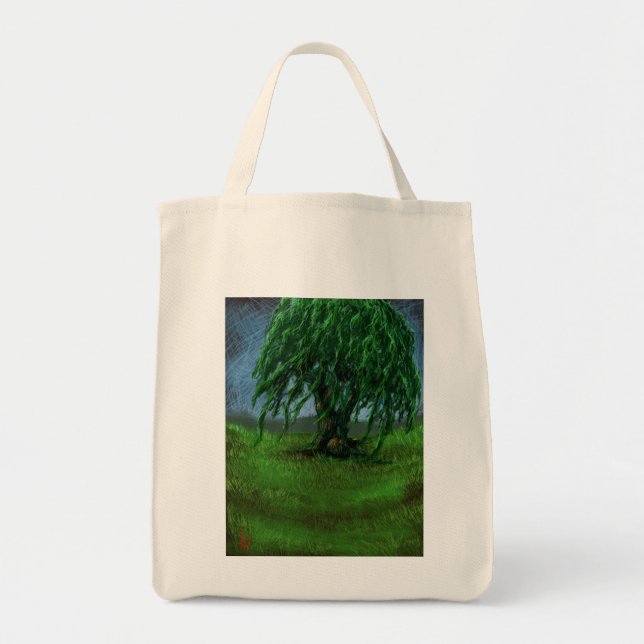 Bolsa Tote Um salgueiro em um vale (Frente)