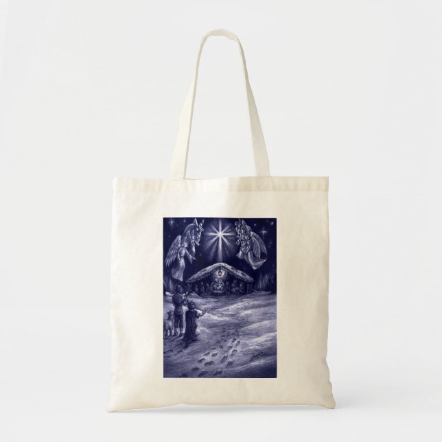 Bolsa Tote Um salvador é Nascer! (Frente)