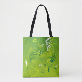 Bolsa Tote Um Sentido de Saco Verde - Estilo Calmo, Criativo