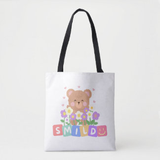 Bolsa Tote um urso fofo