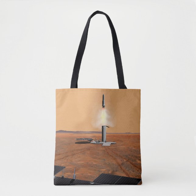 Bolsa Tote Um Veículo Ascendente Saindo De Marte. 2 (Frente)