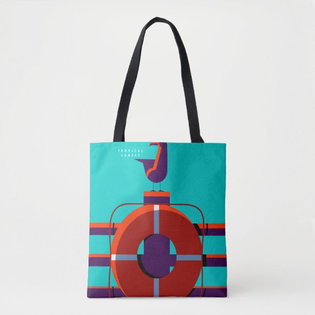 Bolsa Tote Um verão colorido (Frente)