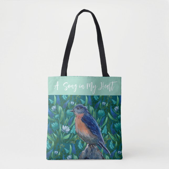 Bolsa Tote Uma Canção no meu Coração (Frente)