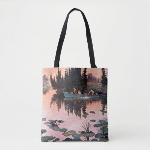 Bolsa Tote Uma captura fina por John Clymer
