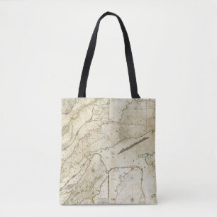 Bolsa Tote Uma carta exata do rio St Lawrence