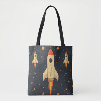 Bolsa Tote uma espaçonave bonita