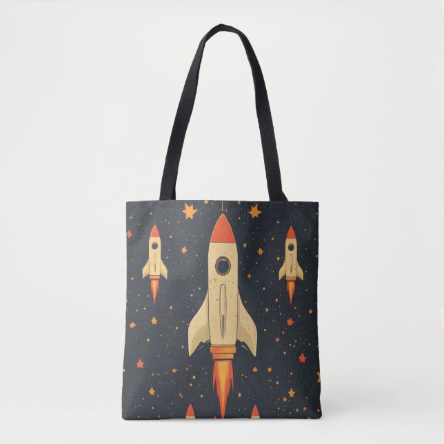 Bolsa Tote uma espaçonave bonita (Frente)