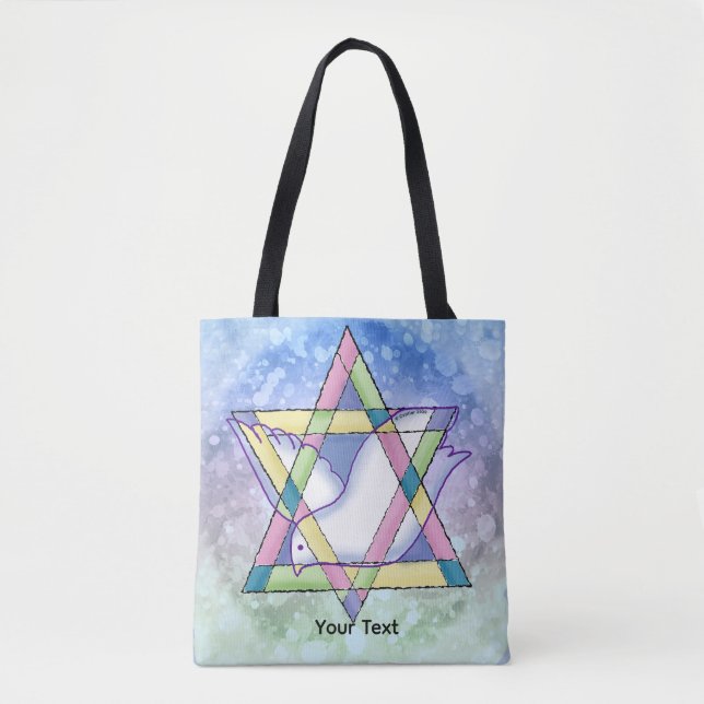Bolsa Tote Uma Estrela de Davi (Frente)