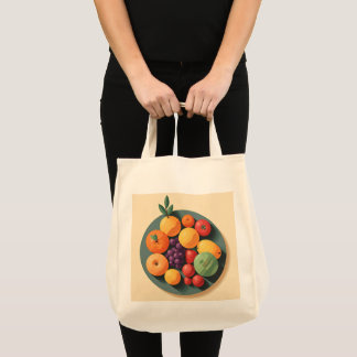 Bolsa Tote Uma Fruta Colorida Fiesta