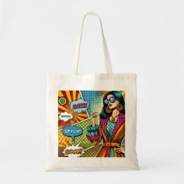 Bolsa Tote Uma ilustração de tendência no estilo de pop