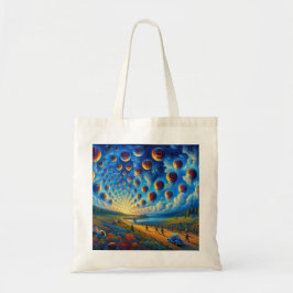 Bolsa Tote Uma jornada surreal através do som e da visão