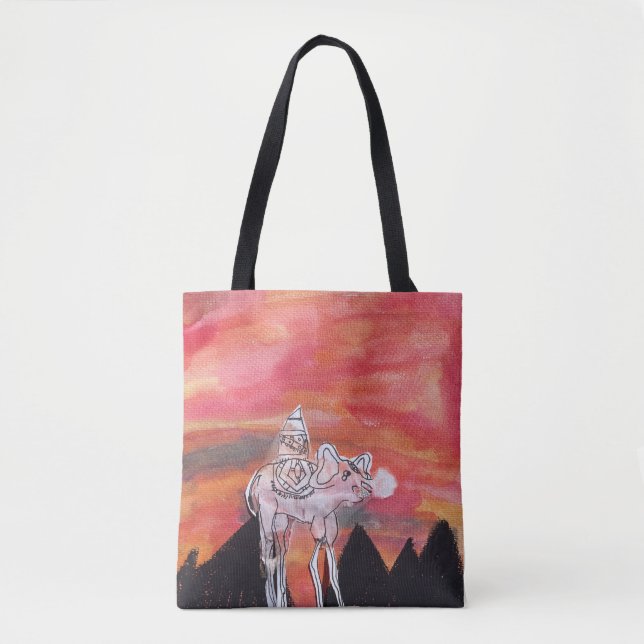 Bolsa Tote Uma Longa Viagem Bem Valida (Frente)