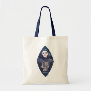 Bolsa Tote "Uma Menina Não Tem Nome" Arya Stark Graphic