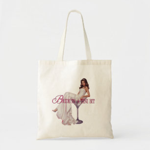 Bolsa Tote Uma Noiva num Tini Bit – Noiva de Copo de Martini