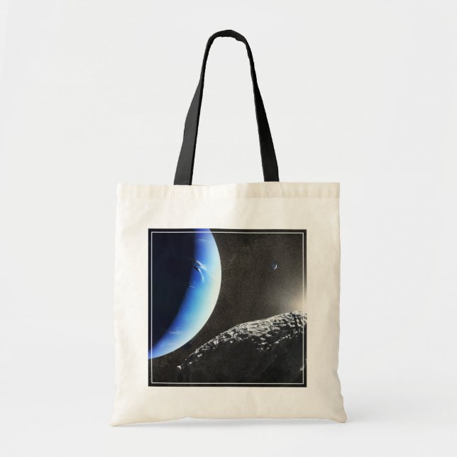 Bolsa Tote Uma Pequena Lua Hippocamp de Netuno. (Frente)