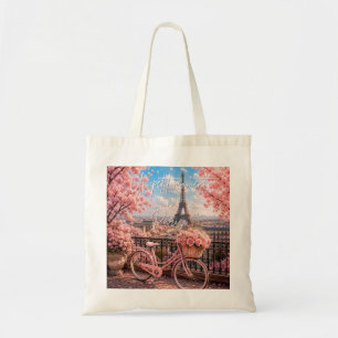 Bolsa Tote Uma Pequena Momento Em Paris Ilustração Estética