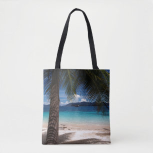 Bolsa Tote Uma praia na ilha de Wai do Koh em Tailândia