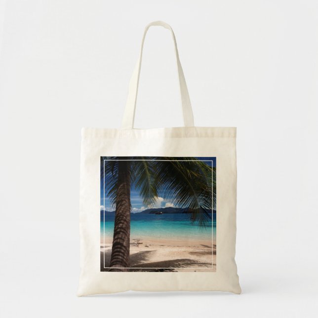 Bolsa Tote Uma praia na ilha de Wai do Koh em Tailândia (Frente)
