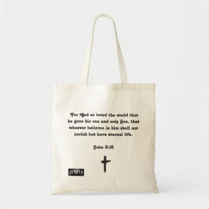 Bolsa Tote uma sacola de Jesus