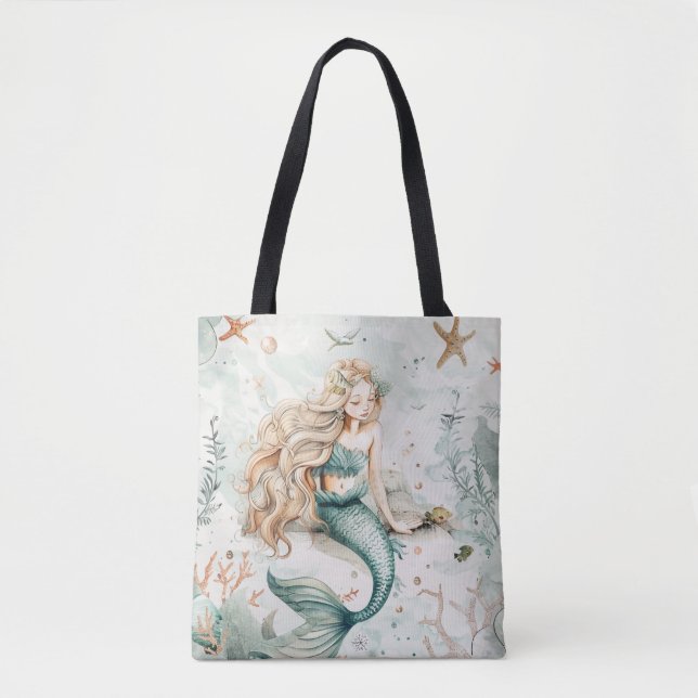 Bolsa Tote Uma Sereia Fofa (Frente)