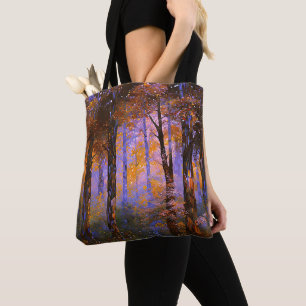 Bolsa Tote Uma Sinfonia de Folhas - Paisagem de Woodland