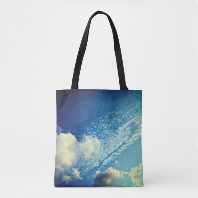 Bolsa Tote Uma sprinkling de nuvens (Frente)