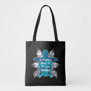 Bolsa Tote Uma Tartaruga Fez Isso Para Água Tropical Uau
