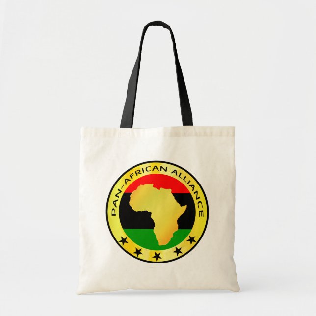 Bolsa Tote UNIA PAN AFRICAN ALLIANCE Africa Roots Tote Bag (Frente)