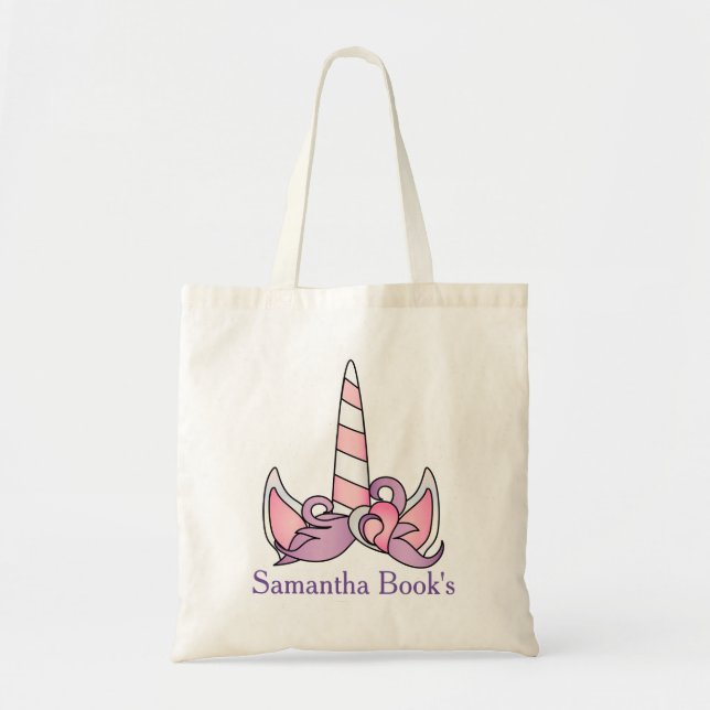 Bolsa Tote Unicorn Face com Pony (Frente)