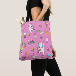 Bolsa Tote Unicorn Fan Club - Pink
