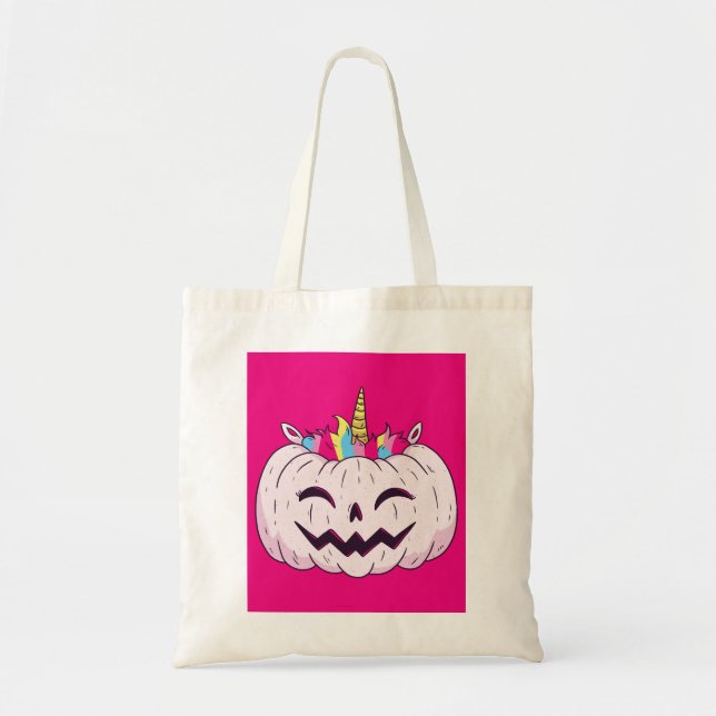 Bolsa Tote Unicorn Pumpkin (Frente)