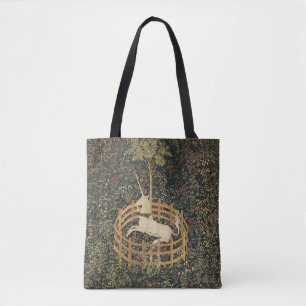 Bolsa Tote Unicorn Tapestries Tapeçaria Clássica
