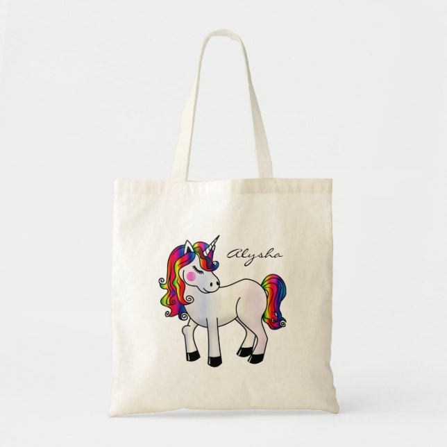 Bolsa Tote Unicórnio (Frente)