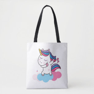 Bolsa Tote unicórnio dabbing