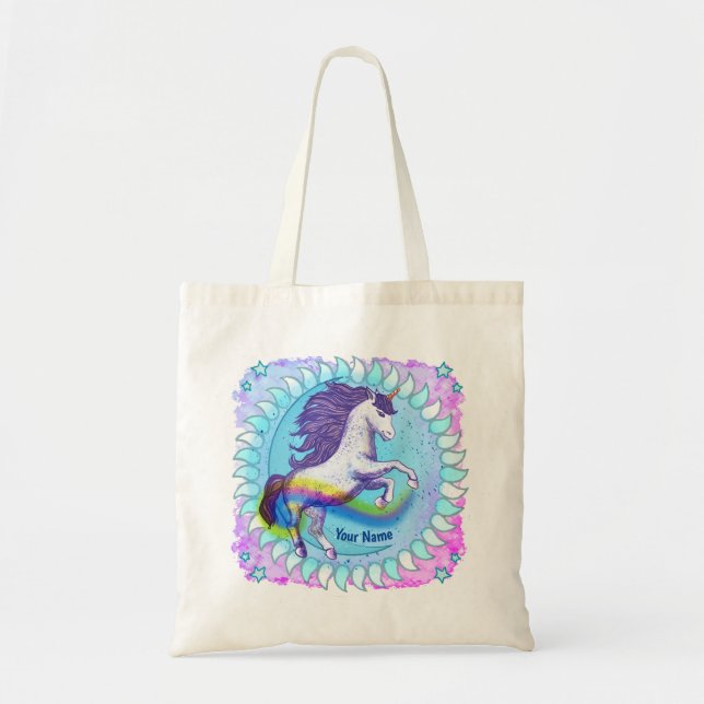 Bolsa Tote Unicórnio Ousado   (Frente)