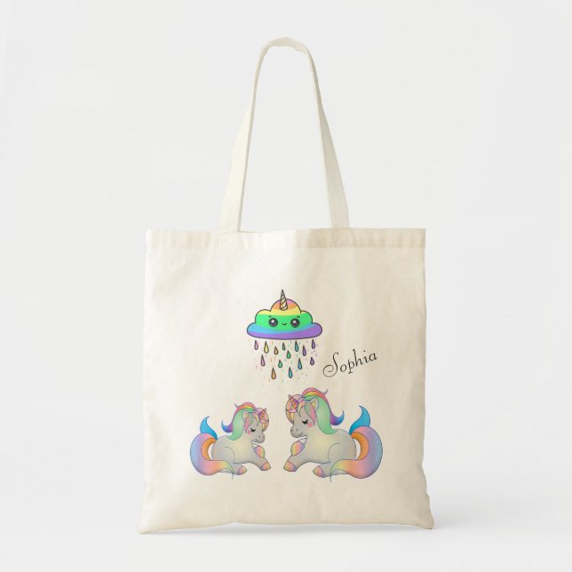 Bolsa Tote Unicórnios (Frente)