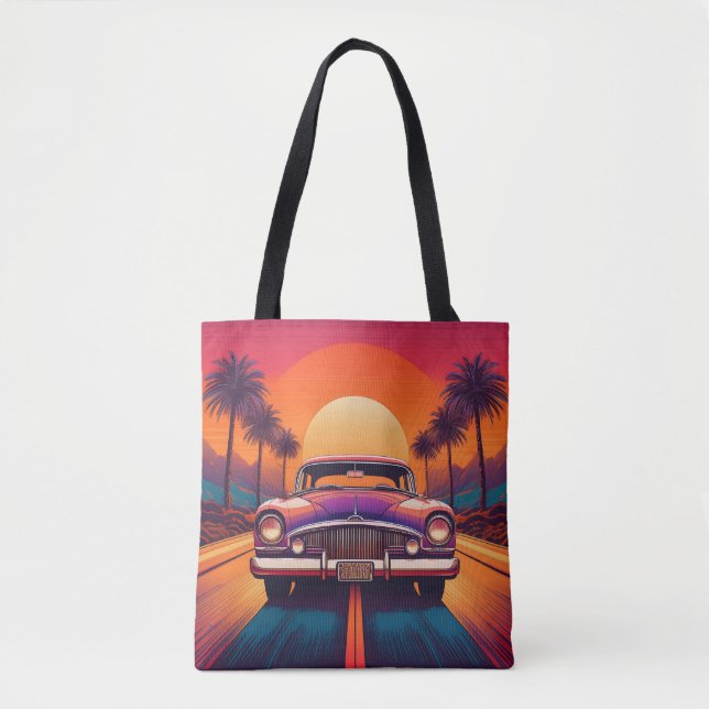Bolsa Tote Unidade Sunset Retroativa com barra de ferramentas (Frente)