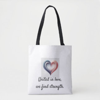 Bolsa Tote Unidos no Amor - Tanque feminino legante | Moderno