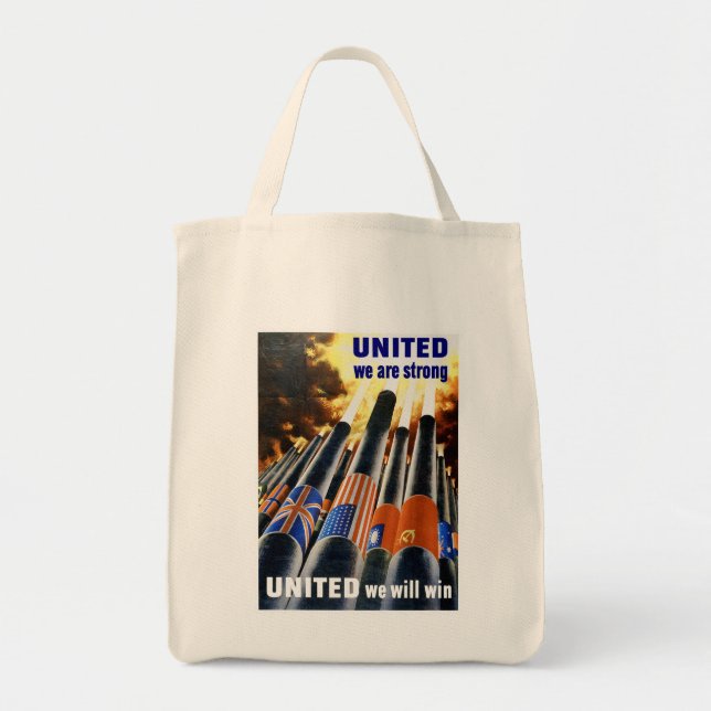 Bolsa Tote Unidos Somos Fortes (Frente)